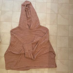 Pink girls long sleeve and hoodie shirt